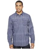 Prana Citadel (dress Blue) Men's Short Sleeve Button Up