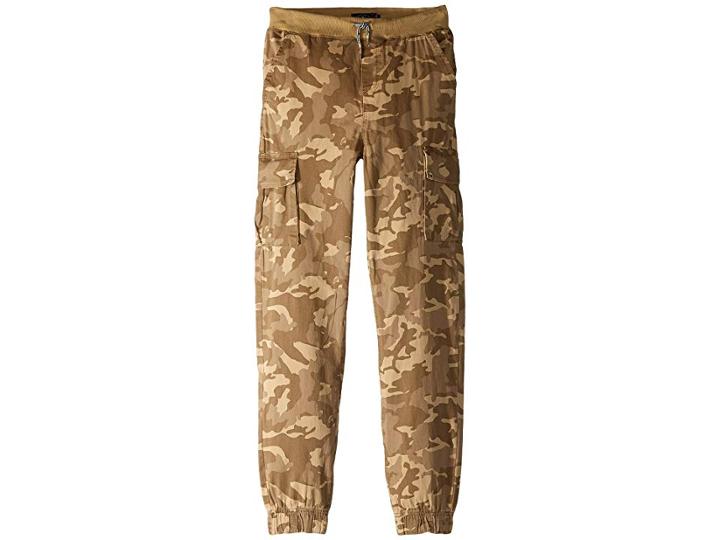 Lucky Brand Kids Camo Cargo Jogger Pants (big Kids) (kelp) Boy's Casual Pants