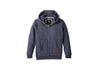 Quiksilver Kids Keller Zip Fleece Hoodie (big Kids) (navy Blazer Heather) Boy's Fleece