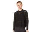 New Balance Sheer Studio Sweater (black) Women's Clothing