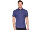 Polo Ralph Lauren Garment Dyed Chino Short Sleeve Sport Shirt (new Classic Navy) Men's Clothing