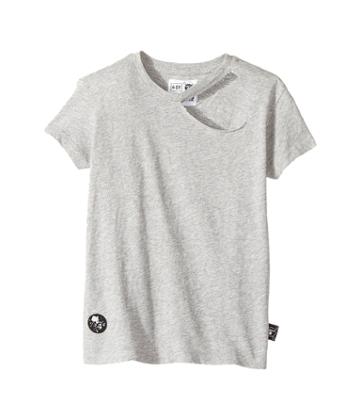 Nununu Torn T-shirt (infant/toddler/little Kids) (heather Grey) Kid's T Shirt