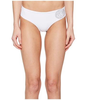 Versace Slip Mare Bikini Bottom (blanco) Women's Swimwear