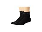 Nike Dri-fit Cushion Quarter 3 Pack (black/flint Grey) Quarter Length Socks Shoes