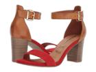 Tamaris Ela 1-1-28382-20 (chili/nut) Women's Hook And Loop Shoes