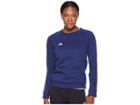 Adidas Core18 Sweat Top (dark Blue/white) Women's Sweatshirt