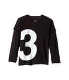 Nununu Number T-shirt (infant/toddler/little Kids) (black) Kid's T Shirt