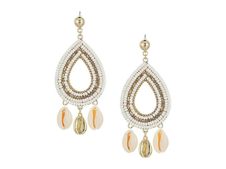Rebecca Minkoff Louisa Chandelier Earrings (white) Earring