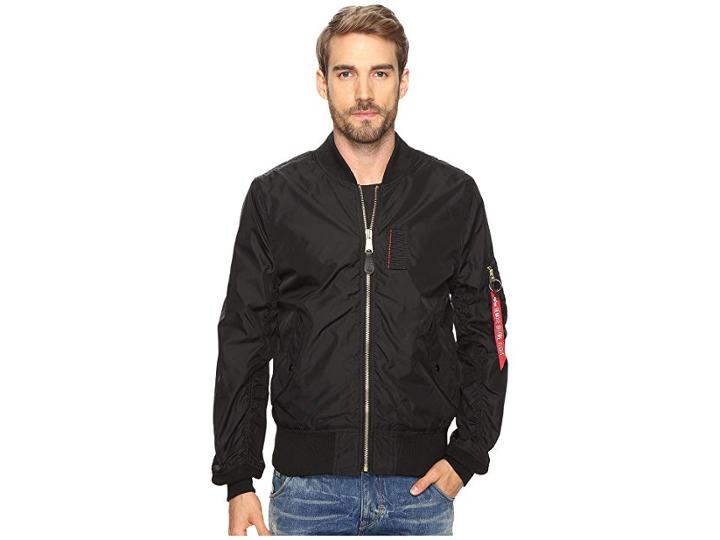 Alpha Industries Ma-1 Skymaster Flight Jacket (black) Men's Coat