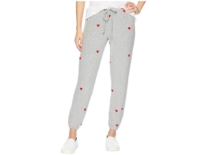 Chaser Love Knit Drawstring Slouchy Pants (heather Grey) Women's Casual Pants
