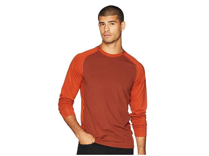 Mountain Hardwear Butterman Crew (dark Copper 2) Men's Long Sleeve Pullover