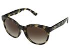 Michael Kors Cartagena 0mk2059 54mm (olive Tortoise/smoke Gradient) Fashion Sunglasses