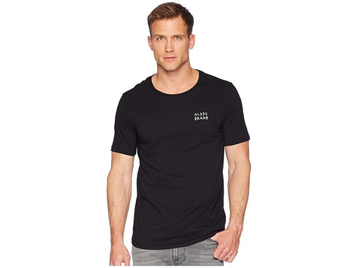 Globe Twisted Tee (washed Black) Men's T Shirt