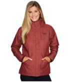 The North Face Inlux Insulated Jacket (barolo Red Heather) Women's Jacket
