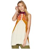 Free People Beat Of My Heart Tunic (purple) Women's Blouse