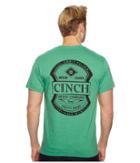 Cinch Short Sleeve Jersey Tee W/ Pocket (green) Men's T Shirt
