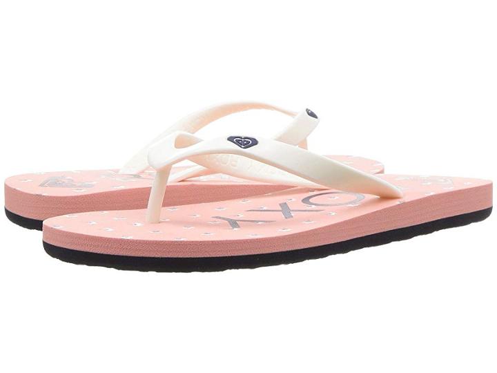 Roxy Kids Tahiti Vi (little Kid/big Kid) (light Pink Floral) Girls Shoes