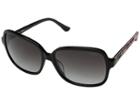 Guess Gu7382 (shiny Black/gradient Smoke) Fashion Sunglasses