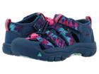 Keen Kids Newport H2 (toddler/little Kid) (navy Tye-dye) Girls Shoes