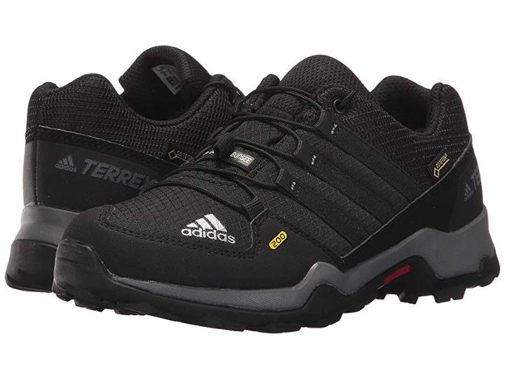 Adidas Outdoor Kids Terrex Gtx (little Kid/big Kid) (black/black/vista Grey) Kids Shoes