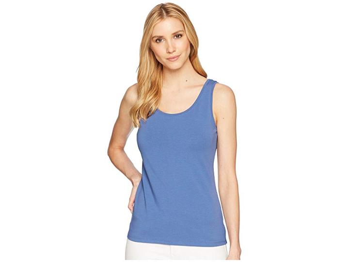 Nic+zoe Perfect Tank Top (mosaic Blue) Women's Sleeveless