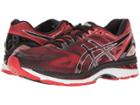 Asics Gel-nimbus(r) 19 (black/vermillion/silver) Men's Running Shoes
