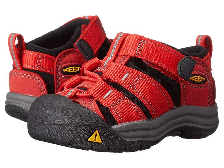 Keen Kids Newport H2 (toddler) (ribbon Red/gargoyle (prior Season)) Kids Shoes