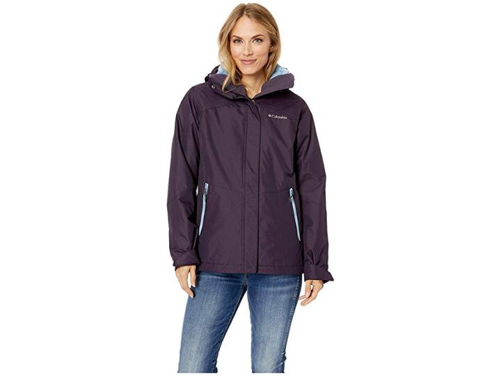 Columbia Bugabootm Ii Fleece Interchange Jacket (dark Plum/dark Mirage) Women's Coat