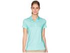 Puma Golf Polka Dot Polo (aquarius) Women's Short Sleeve Pullover