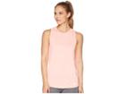 Nike Dry Tomboy Cross-dye Tank Top (light Atomic Pink/heather/white/white) Women's Sleeveless