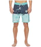 Vissla Creators Heathered Four-way Stretch Boardshorts 20 (aqua) Men's Swimwear