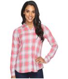 Aventura Clothing Sheridan Long Sleeve (spiced Coral) Women's Long Sleeve Button Up