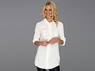 Michael Stars - Luxe Slub Raw Edge Button Down (white
