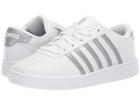 K-swiss Classic Pro (big Kid) (white/silver) Shoes