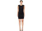 Nicole Miller Sleeveless Tucked Dress (black) Women's Dress