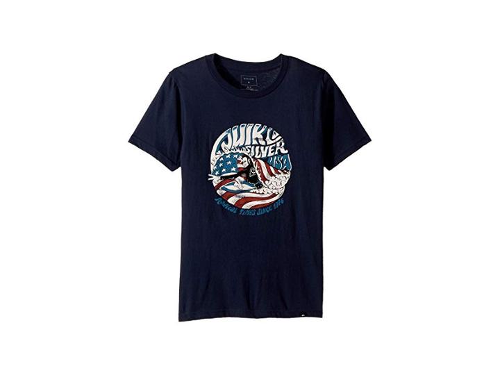 Quiksilver Kids We Need You Tee (big Kids) (navy Blazer) Boy's T Shirt