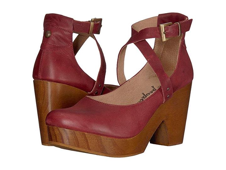 Free People Buena Vista Clog (wine) Women's Clog Shoes