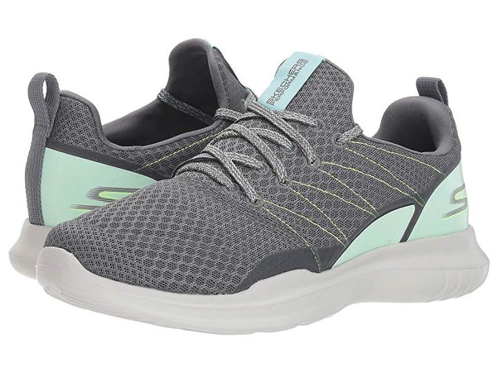 Skechers Go Run Mojo 14845 (charcoal/aqua) Women's Running Shoes