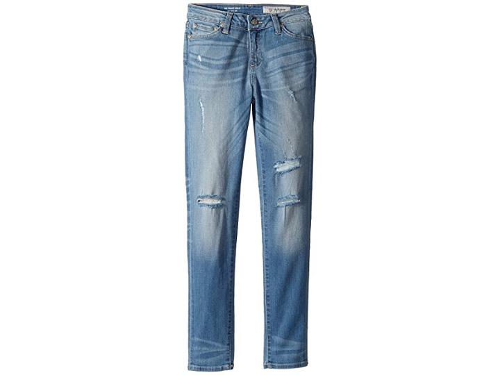Ag Adriano Goldschmied Kids Super Skinny Jeans In Lightening Blue (big Kids) (lightening Blue) Girl's Jeans