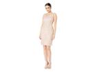 Marina Sleeveless V-neck Soutache Sheath (blush) Women's Clothing