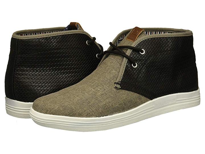 Ben Sherman Vance (black Weave) Men's Lace-up Boots