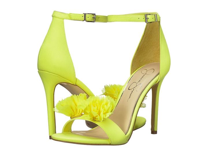 Jessica Simpson Jeena (yellow Shock Elko Nubuck) Women's Shoes