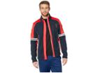 Spyder Wengen Full Zip Stryke Jacket (frontier/red/white) Men's Coat