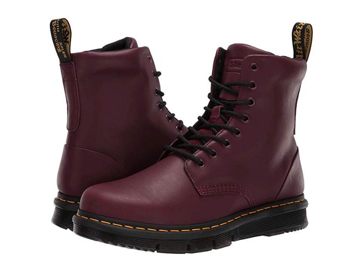 Dr. Martens Lexington Cubeflex (burgundy Sendal/burgundy Knit 8) Boots