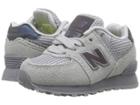 New Balance Kids Kl574v1 (big Kid) (grey/grey Urban Twilight) Kids Shoes