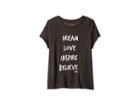 Billabong Kids Inspiring Words (little Kids/big Kids) (off-black) Girl's T Shirt