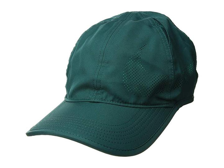 Nike Nikecourt Aerobill Featherlight Tennis Cap (rainforest/neptune Green/neptune Green) Caps
