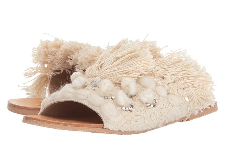 Free People Mars At Night Slide (cream) Women's Slide Shoes