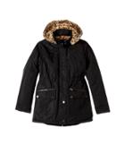 Urban Republic Kids Ballistic Anorak With Faux Fur Lining (little Kids/big Kids) (black) Girl's Coat