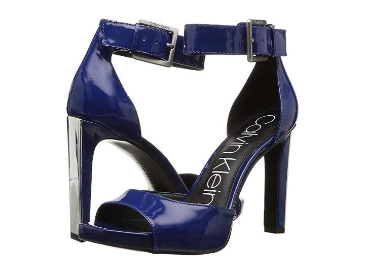 Calvin Klein Marinda (adrenaline Blue Patent) Women's Shoes
